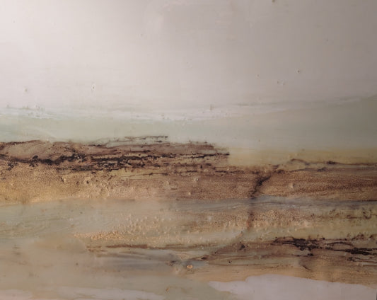 Ballard Designs Mint and Ochre Horizon Framed Prints