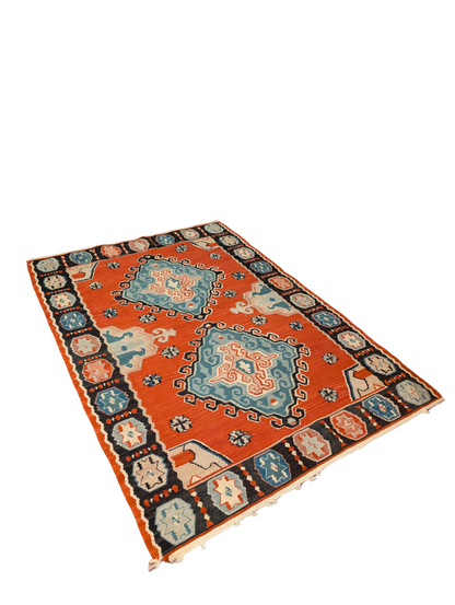Handmade Flat-Woven Rug