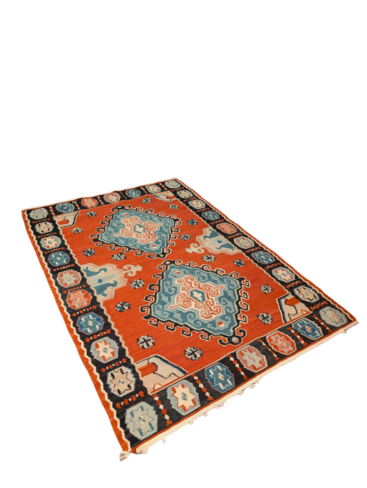 Handmade Flat-Woven Rug