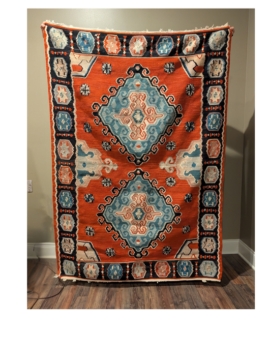 Handmade Flat-Woven Rug